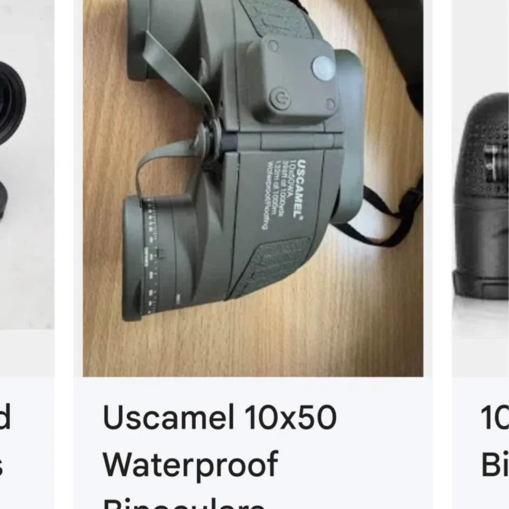 Green Waterproof Binoculars